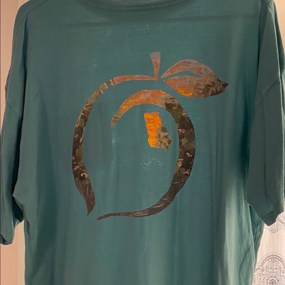 Peach State Pride Men’s Tshirt - Size L - Green